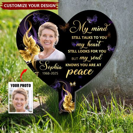 Custom Personalized Garden Stakes - Sympathy Gifts
